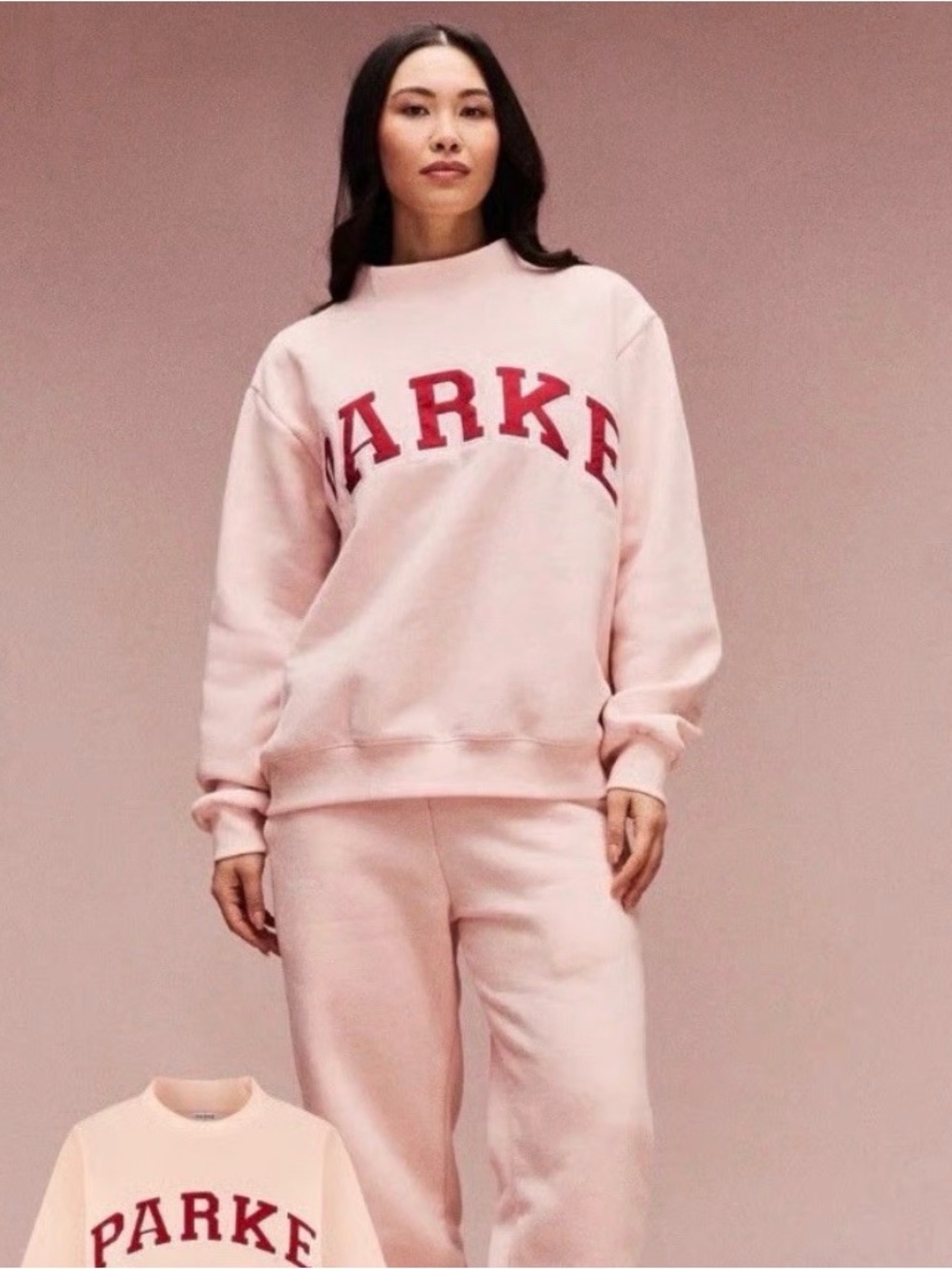 PARKE Valentines Drop Mockneck